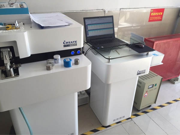 阿司米阀门用CX-9800型直读光谱分析仪进行质量控制及出厂检验